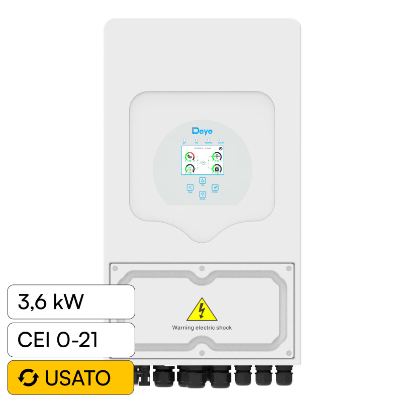 Inverter Ibrido 3.6kW Monofase IP65 Pannelli Solari V-Tac