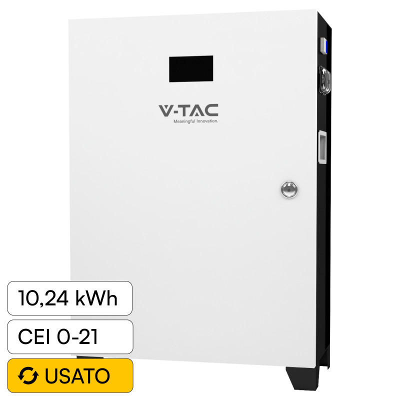 VT-12040 Accumulatore 10,24kWh Impianti Fotovoltaici CEI 0-21 V-Tac