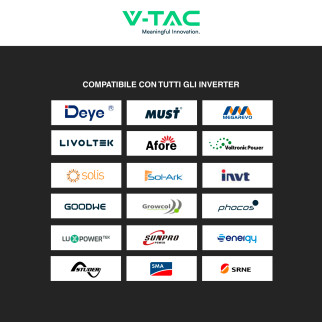 VT-12040 Accumulatore 10,24kWh Impianti Fotovoltaici CEI 0-21 V-Tac