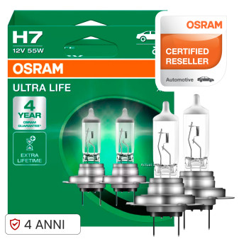 Lampadine Ultra Life H7 per Fari Auto