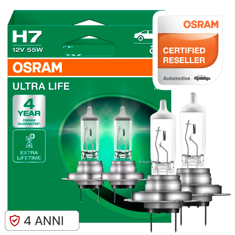 Lampadine Ultra Life H7 per Fari Auto