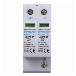 ETTROIT Scaricatore Di Sovratensione Fotovoltaico DC bassa tensione 2P 40KA 1000V - Mod. JX6286