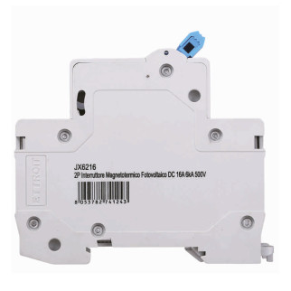ETTROIT 2P Interruttore Magnetotermico Fotovoltaico DC 16A 6kA 500V - Mod. JX6216
