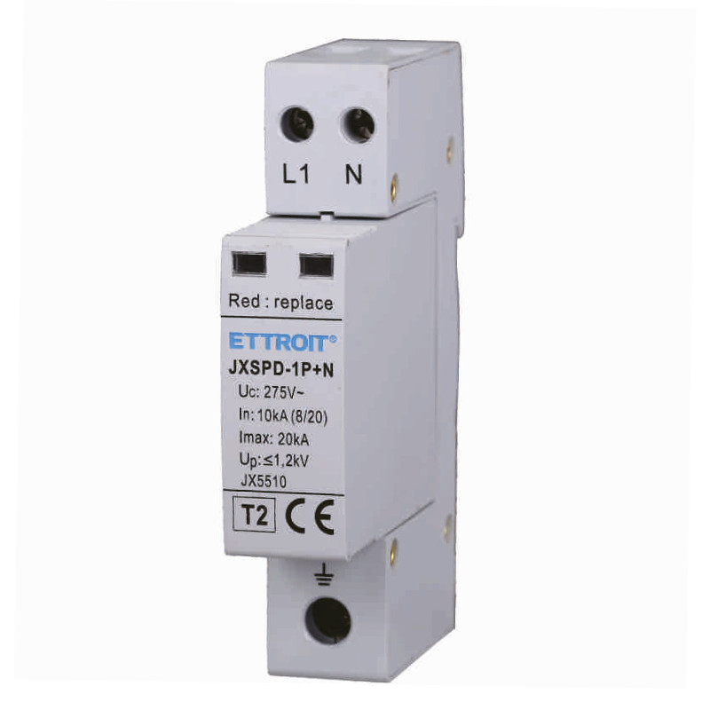 ETTROIT Scaricatore Di Sovratensione 1P+N 10KA-20KA T2 - Mod. JX5510
