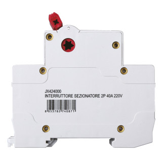 ETTROIT Interruttore Sezionatore 2P 40A 220V - Mod. JX424000
