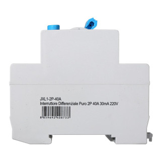 ETTROIT Interruttore Differenziale Puro 2P 40A 30mA 220V-6KA - Mod. JX324061