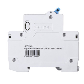 ETTROIT Magnetotermico Differenziale 1P+N 32A 300mA 220V-6KA - Mod. JX273263