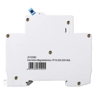ETTROIT Interruttore Magnetotermico 1P+N 20A 220V 6KA - Mod. JX152060