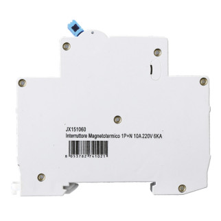 ETTROIT Interruttore Magnetotermico 1P+N 10A 220V 6KA - Mod. JX151060