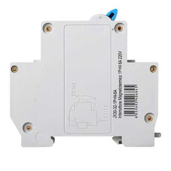 ETTROIT Interruttore Magnetotermico 1P+N 6A 220V 4.5KA - Mod. JX150640