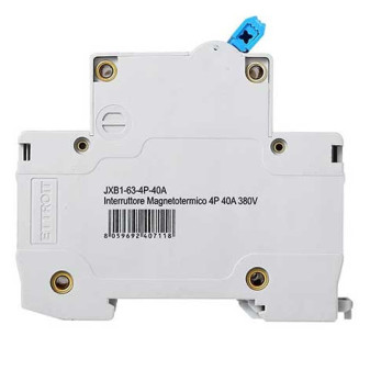 ETTROIT Interruttore Magnetotermico 4P 40A 380V 6KA - Mod. JX144060