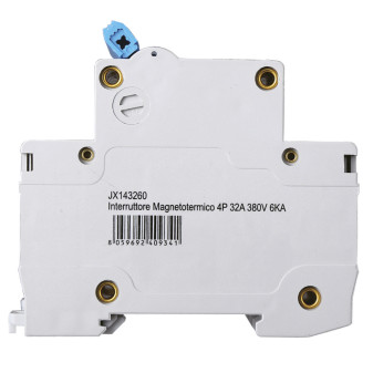 ETTROIT Interruttore Magnetotermico 4P 32A 380V 6KA - Mod. JX143260