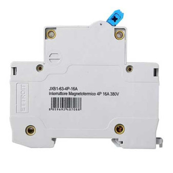 ETTROIT Interruttore Magnetotermico 4P 16A 380V 6KA - Mod. JX141660