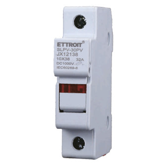 ETTROIT Supporto per fusibili cilindrici Base RT18-32 1P DIN 10 x 38mm AC/DC - Mod. JX12138