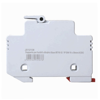 ETTROIT Supporto per fusibili cilindrici Base RT18-32 1P DIN 10 x 38mm AC/DC - Mod. JX12138