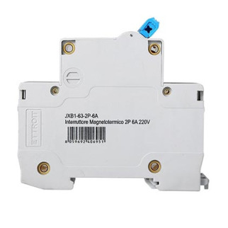 ETTROIT Interruttore Magnetotermico 2P 6A 220V 6KA - Mod. JX120660