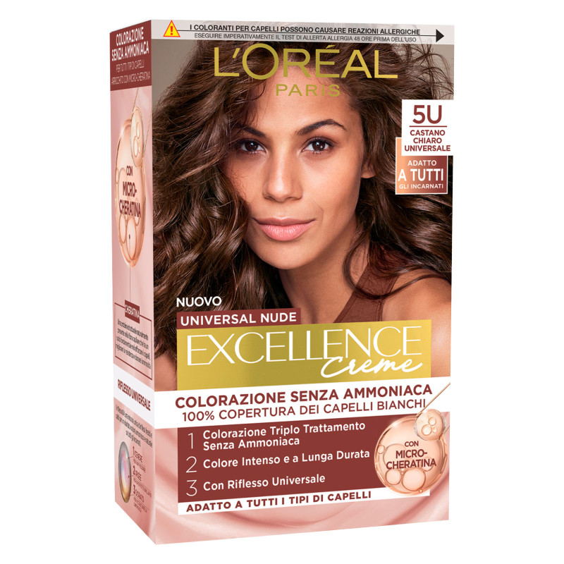 L'Oréal Paris Excellence Creme 5U Castano Chiaro Universale