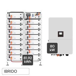 V-Tac Deye Sistema All-In-One Inverter 80kW Accumulo 81,9KWh