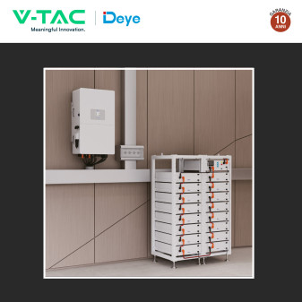 V-Tac Deye Sistema All-In-One Inverter 80kW Accumulo 81,9KWh