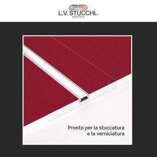 Art 3019 2 Profili a L in Alluminio Angolo 45° Coperura Opaca