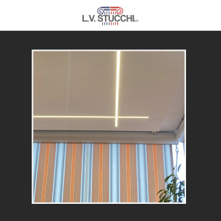 Art 3017 2 Profili a X in Alluminio Copertura Opaca