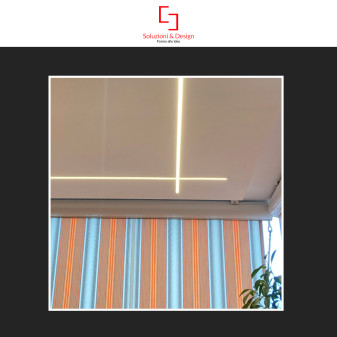 Profilo a T in Alluminio Integrato per Strisce LED SD