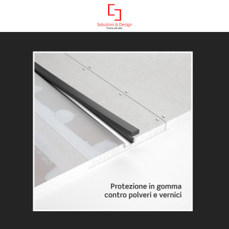 Profilo a T in Alluminio Integrato per Strisce LED SD