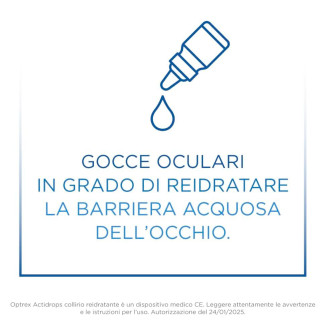 Optrex Actidrops Collirio Reidratante per Occhi Secchi