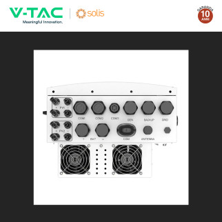 V-Tac Inverter Monofase Ibrido On-Grid / Off-Grid 6kW IP66