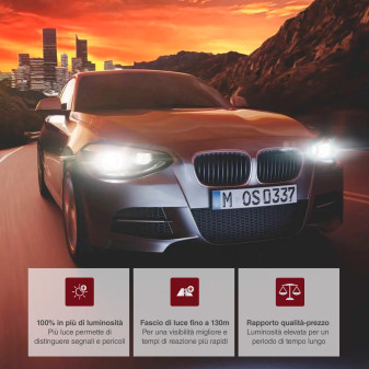 Lampadine Night Breaker Silver H7 per Fari Auto Osram