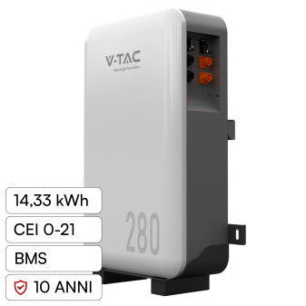 VT-48280 Batteria LiFePO4 14.33KWh IP65 Fotovoltaico V-Tac