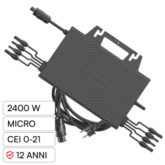 Sossen Microinverter Monofase On-Grid 2400W IP67 da Balcone CEI 0-21