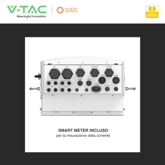 V-Tac Solis Inverter Trifase On-Grid / Off-Grid 10kW IP66