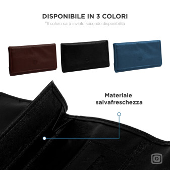 Astuccio Big Porta Tabacco Cartine Filtri in Ecopelle Egoist