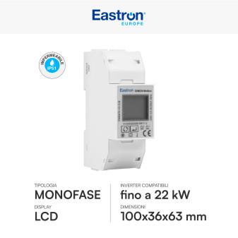 Eastron SDM230-modbus Misuratore Smart Inverter Monofase