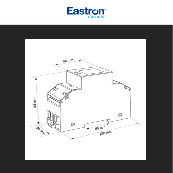 Eastron SDM230-modbus Misuratore Smart Inverter Monofase