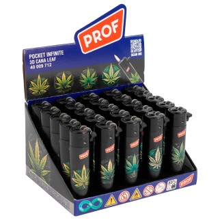 Prof Maxi Accendino a Pietrina 3D Cana Leaf 25 Accendini