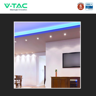 Faretto LED GU10 7,5W PAR16 SMD Chip CREE V-Tac