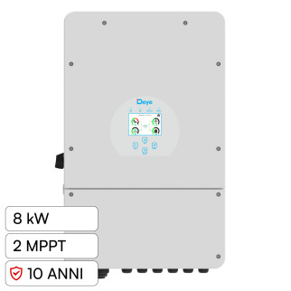 V-Tac Inverter Monofase Ibrido On-Grid / Off-Grid 8kW IP65