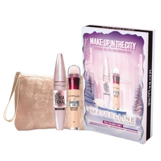 Maybelline New York Make Up in The City Mascara Correttore e Pochette