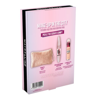 Maybelline New York Make Up in The City Mascara Correttore e Pochette