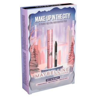 Maybelline New York Make Up in The City Mascara Mini Matita e Pochette