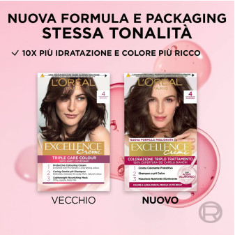 Tinta Capelli 6.32 Biondo Scuro Castano Perla L'Oréal Excellence