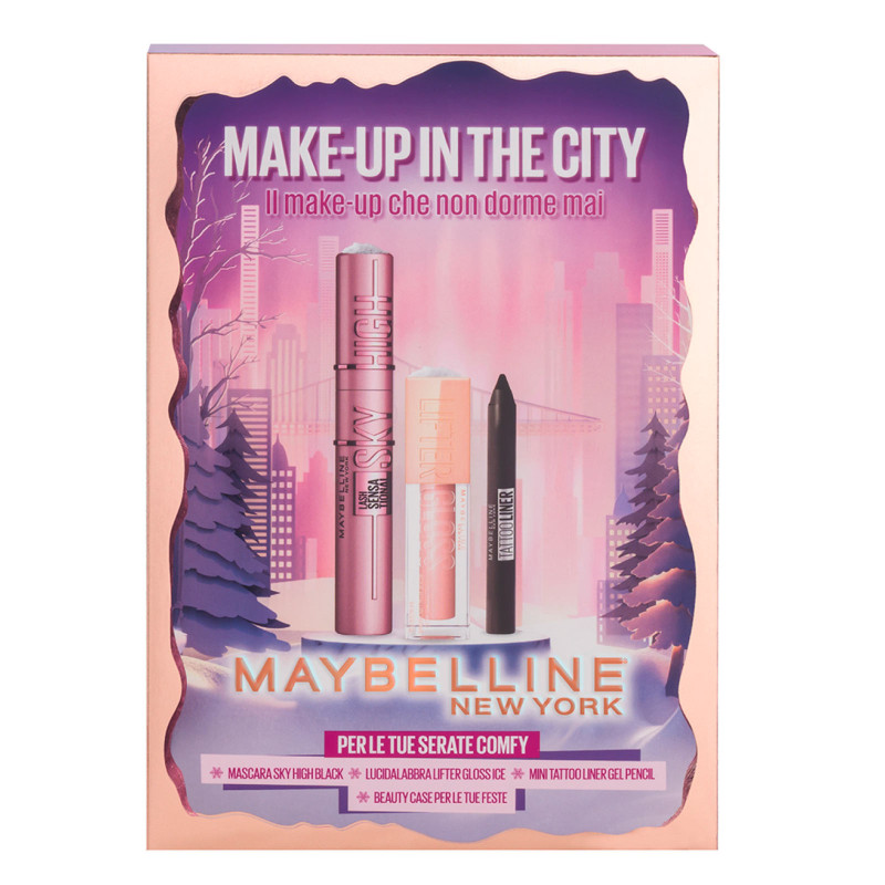 Maybelline New York Make Up in The City Mascara Gloss Matita e Beauty