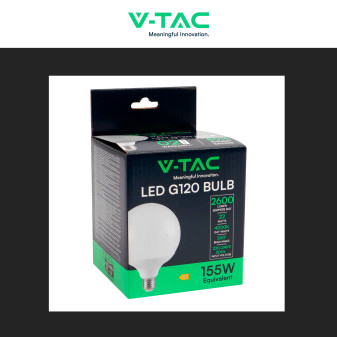 Lampadina LED E27 22W Globo G120 SMD V-Tac