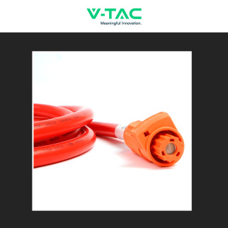 Cavo di Potenza Positivo Colore Rosso 2m per Accumulatori