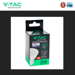 Faretto LED GU10 4,5W PAR16 SMD Chip CREE V-Tac
