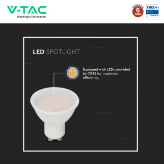 Faretto LED GU10 10W PAR16 SMD Chip CREE V-Tac
