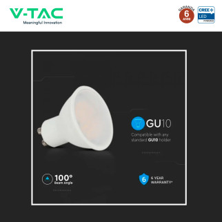 Faretto LED GU10 10W PAR16 SMD Chip CREE V-Tac