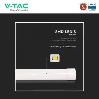 Tubo LED Prismatico 50W 150cm SMD Chip CREE V-Tac